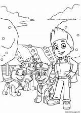 Rocky Chase Ryder Patrol Paw Coloring Pages Printable sketch template