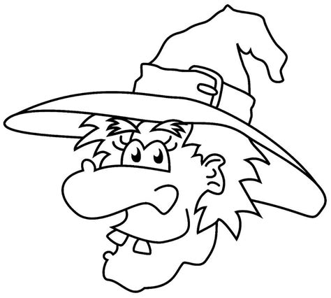 printable halloween coloring pages witch coloring home
