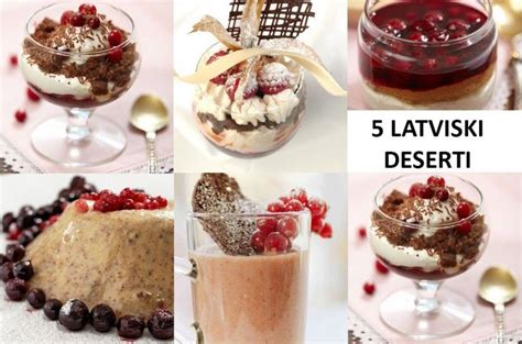 5 Latviskie Deserti Ar Rupjmaizi Svētku Galdam Latvian Recipes