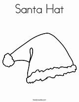 Hat Santa Coloring Claus Elf Christmas Print Noodle Outline Color Gingerbread Twisty Twistynoodle Kids Favorites Login Add Man sketch template