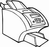 Printer Impresora Laser Tegninger Oficina Kontoret Stor sketch template