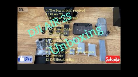 dji air  drone fly  combo kit  smart controller unboxing youtube