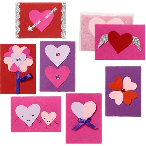 valentine cards mini valentine card kit paper source valentines