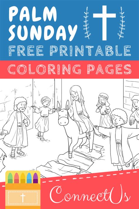 printable palm sunday coloring pages  kids connectus