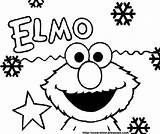 Coloringpages Elmo sketch template
