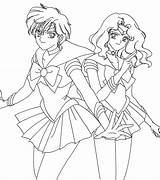 Sailor Moon Coloring Pages Neptune Printable Uranus Kids Color Manga Book Bestcoloringpagesforkids Template Choose Board Cartoon Saturn sketch template