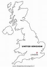 Bretagna Inghilterra Cartine Nazioni Malvorlage Geografiche Landkarte Condividi sketch template