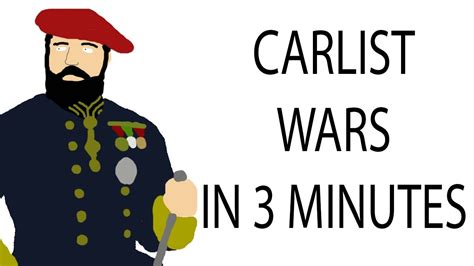 carlist wars  minute history youtube