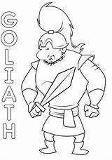 Goliath sketch template