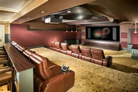 basement home theater design ideas   modern home