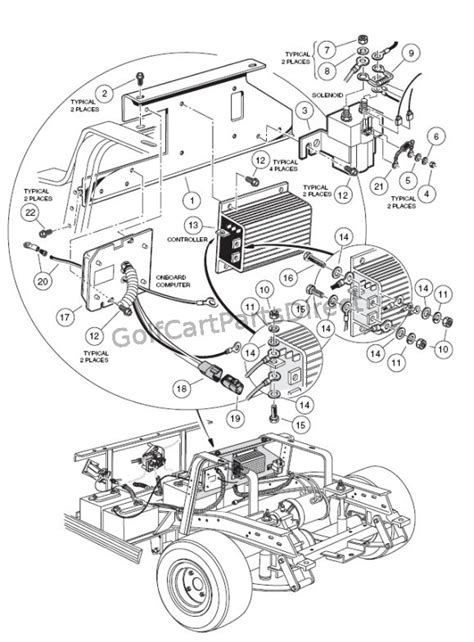 wiring diagram   club car golf cart