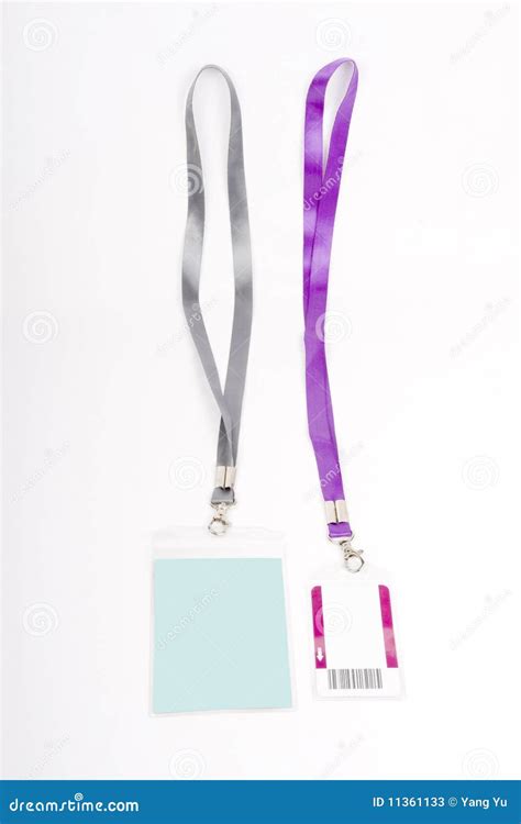 id card badge stock image image  rope isolation security