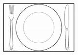 Dinner Plates Templates Sparklebox sketch template