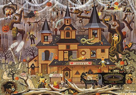 Halloween Jigsaw Puzzles For Adults Bewitching Spooky