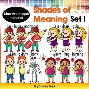 shades  meaning clipart   tiny graphics shack tpt