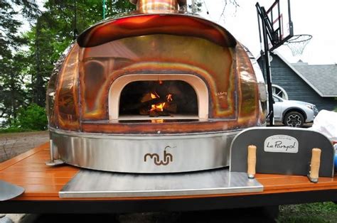 wood fired oven copper beautiful le panyol mobile