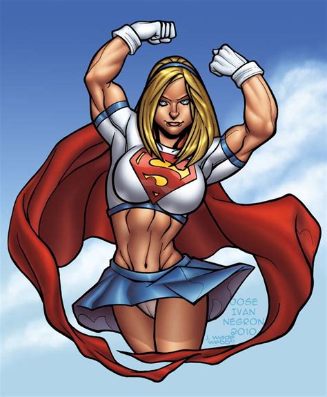 supergirl commission 2 by badattitudeink on deviantart supergirl superhero muscular women