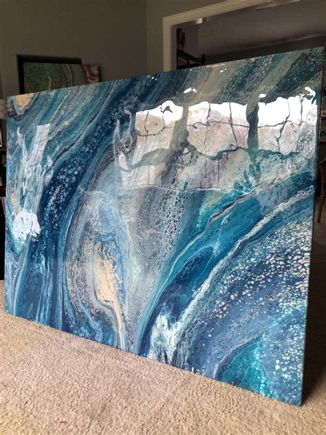 large commission resin wall art epoxy resin art resin art painting