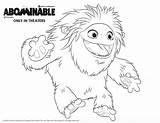 Abominable Everest Yeti Monte Rockinmama Donuts 4dx Rudolph sketch template