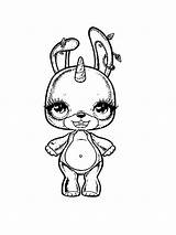 Poopsie Slime Rabbit sketch template