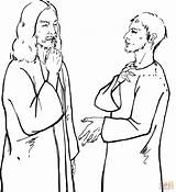 Jesus Heals Deaf Healed Anyone Blind Commanded Gospel Svg Mute Misja Jezusa Bartimaeus Divyajanani Testament sketch template