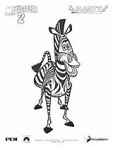 Coloring Pages Madagascar Marty Zebra King Print Kids Julien Color Printable Library Clipart Hellokids Cartoons Online sketch template