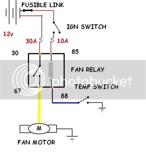 electric fan relay wiring