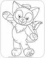 Coloring Duffy Bear Gelatoni Disneyclips sketch template
