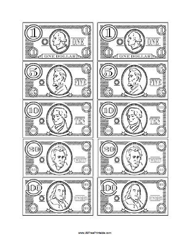 play money  printable