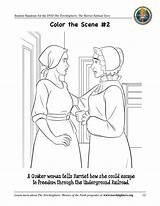 Tubman Harriet Closte Coloring Source Torchlighters sketch template