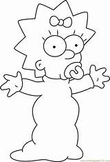 Simpson Maggie Coloring Pages Evelyn Margaret Cartoon Simpsons Printable Characters Kids Drawings Coloringpages101 Disney Print Color Online Drawing sketch template