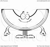 Melon Cantaloupe Clipart Honeydew Character Illustration Happy Royalty Depressed Vector Thoman Cory Regarding Notes sketch template