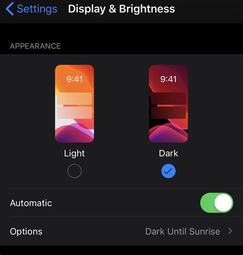 iphone   enable dark mode technipages