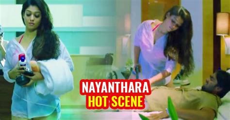 Watch Nayanthara S Hot Scene In Wet White Shirt From
