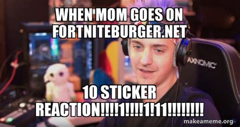 100disparition Fortnite Burgernet Meme