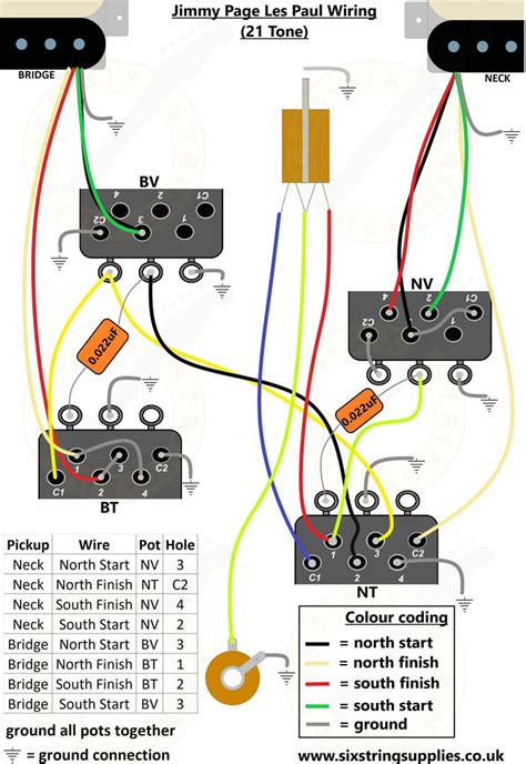 les paul wiring diagrams  string supplies