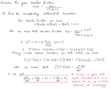 solved find  differential equation    transfer  hero