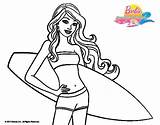 Barbie Colorare Disegni Playa Clipart Library sketch template