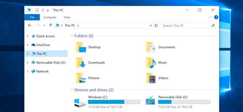 how to remove the folders from “this pc” on windows 10