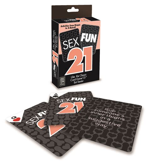 Sex Fun 21 Card Game Kinky Fetish Store