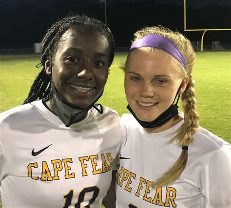 jayda angel and the cape fear girls soccer team claim a conference