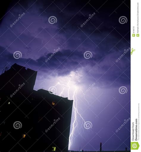 lightning stock photo image  lightning night generation