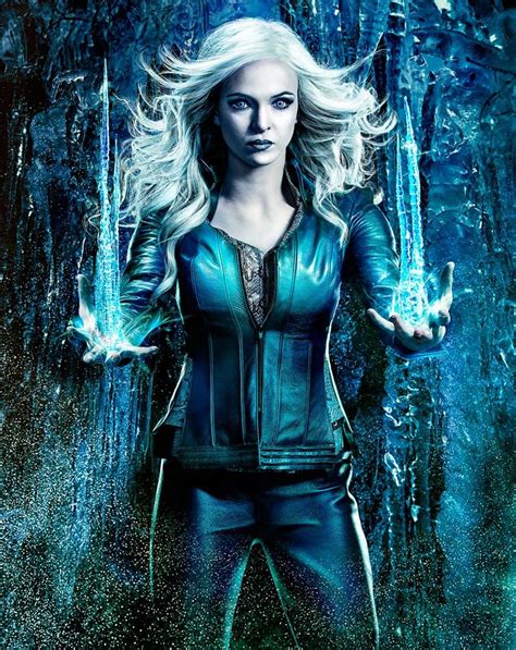 the daily heat index danielle panabaker chills to the bone as icy villain killer frost maxim