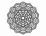 Mandala Mandalas Flower Coloring Petals Para Colorear Dibujos Coloringcrew Salvo sketch template