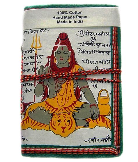 rastogi handicrafts handmade paper diary white shiva buy    price  india snapdeal