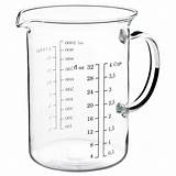 Measuring Jarra Graduada Vardagen Vidrio Jug Medición sketch template