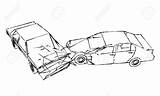 Accident Car Sketch Drawing Crash Illustration Stock Drawings Getdrawings Clipart Royalty Artwork Clip Line Graphic sketch template