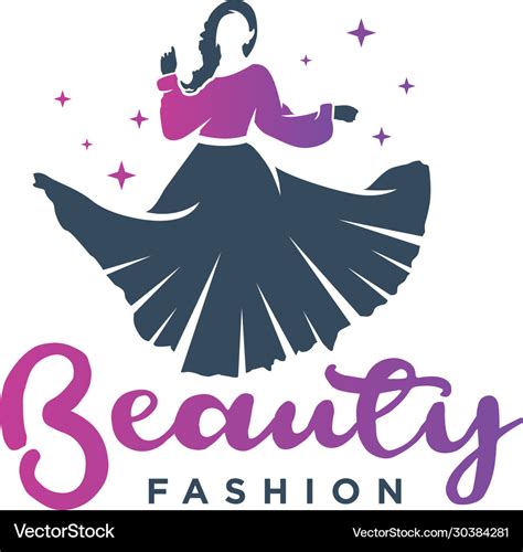 womens clothing logo design royalty  vector image