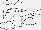 Airplane Coloring Pages Preschool Drawing Outline Vintage Adults Print Getdrawings Getcolorings Color Colorings sketch template