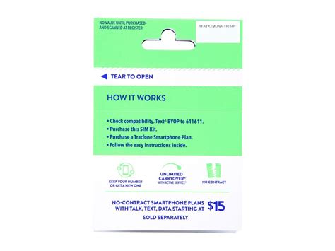 Tracfone Bring Your Own Phone Byop Activation Kit 616960284093 Ebay